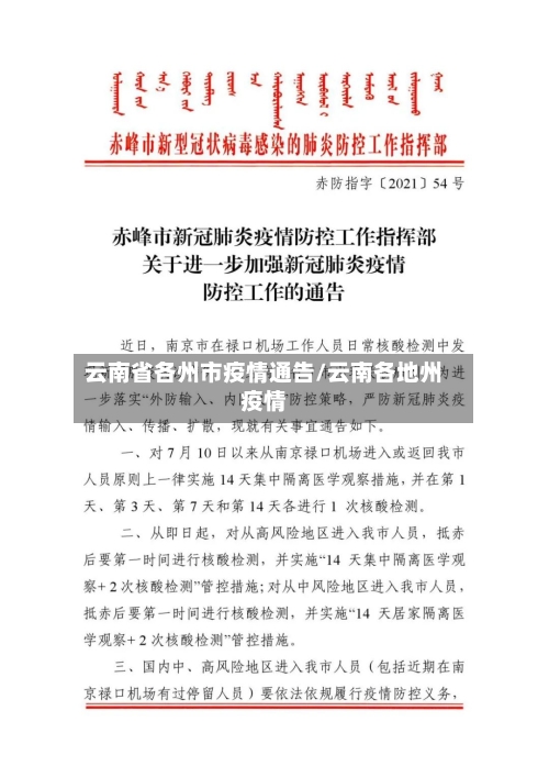 云南省各州市疫情通告/云南各地州疫情-第2张图片