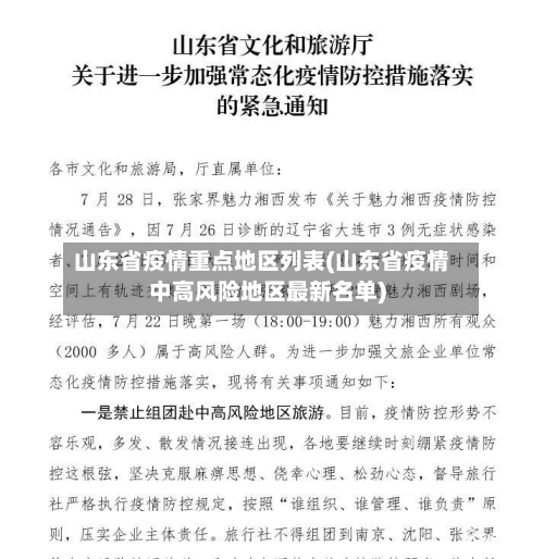 山东省疫情重点地区列表(山东省疫情中高风险地区最新名单)-第2张图片