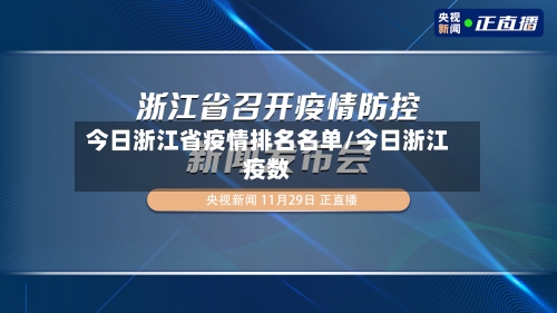今日浙江省疫情排名名单/今日浙江疫数-第2张图片