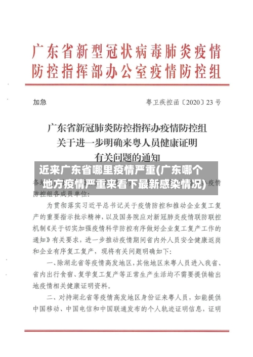 近来广东省哪里疫情严重(广东哪个地方疫情严重来看下最新感染情况)-第1张图片
