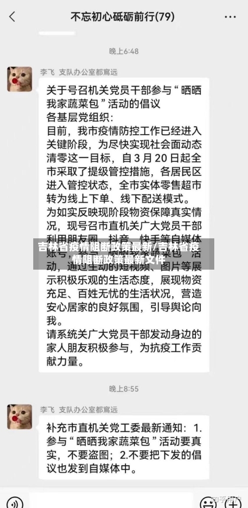 吉林省疫情阻断政策最新/吉林省疫情阻断政策最新文件-第1张图片