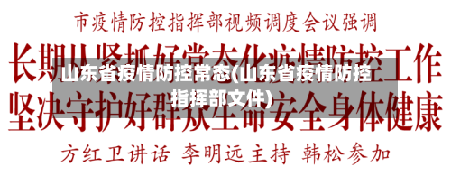 山东省疫情防控常态(山东省疫情防控指挥部文件)-第2张图片