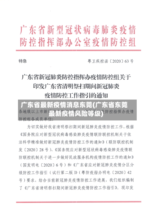 广东省最新疫情消息东莞(广东省东莞最新疫情风险等级)-第1张图片