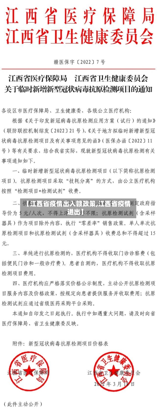 【江西省疫情出入赣政策,江西省疫情进出】-第1张图片