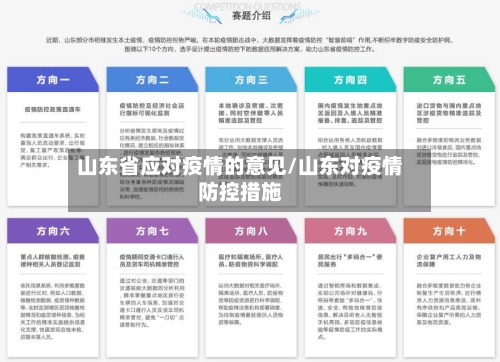 山东省应对疫情的意见/山东对疫情防控措施-第1张图片