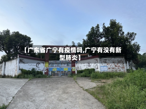 【广东省广宁有疫情吗,广宁有没有新型肺炎】-第3张图片