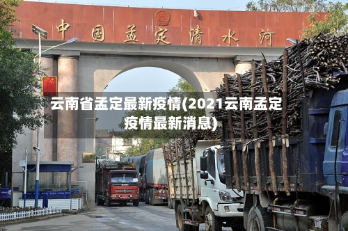 云南省孟定最新疫情(2021云南孟定疫情最新消息)-第1张图片