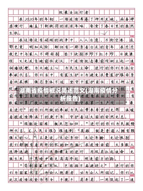 湖南省疫情概况简述范文(湖南疫情分析报告)-第2张图片