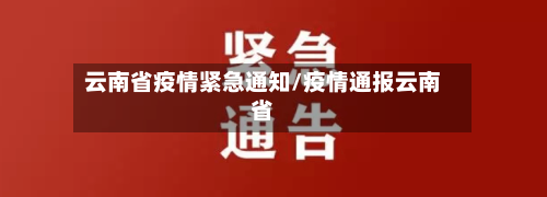 云南省疫情紧急通知/疫情通报云南省-第2张图片