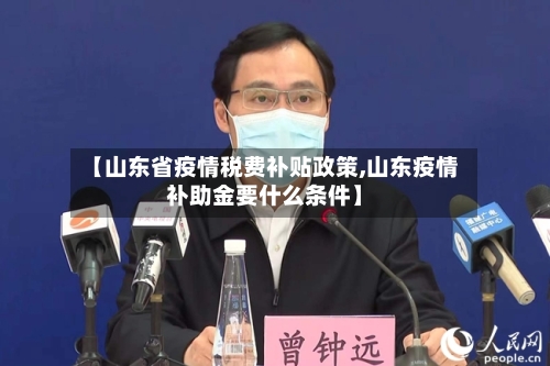 【山东省疫情税费补贴政策,山东疫情补助金要什么条件】-第3张图片