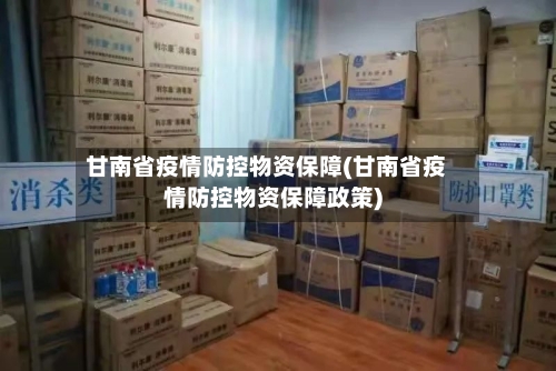 甘南省疫情防控物资保障(甘南省疫情防控物资保障政策)-第1张图片
