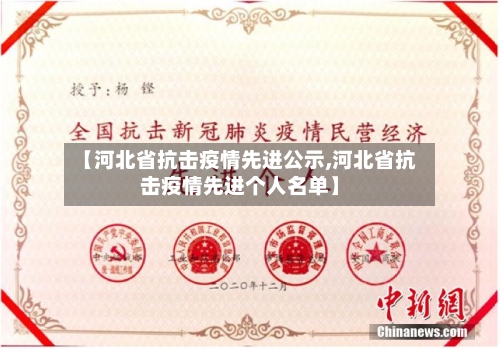 【河北省抗击疫情先进公示,河北省抗击疫情先进个人名单】-第1张图片