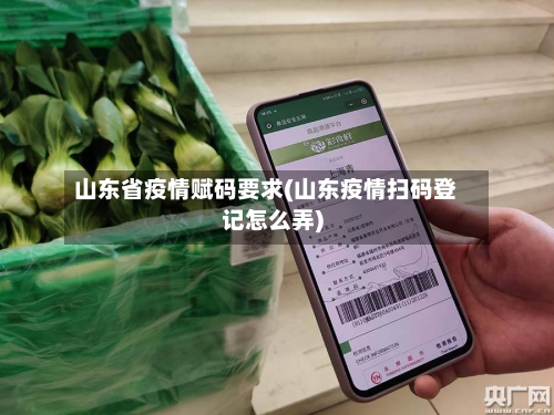 山东省疫情赋码要求(山东疫情扫码登记怎么弄)-第1张图片