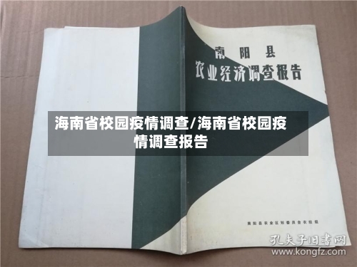 海南省校园疫情调查/海南省校园疫情调查报告-第3张图片