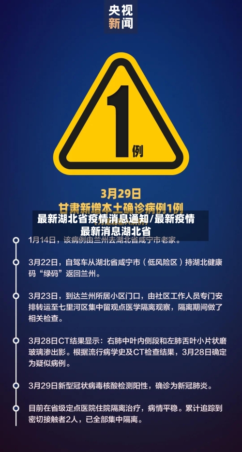 最新湖北省疫情消息通知/最新疫情最新消息湖北省-第1张图片
