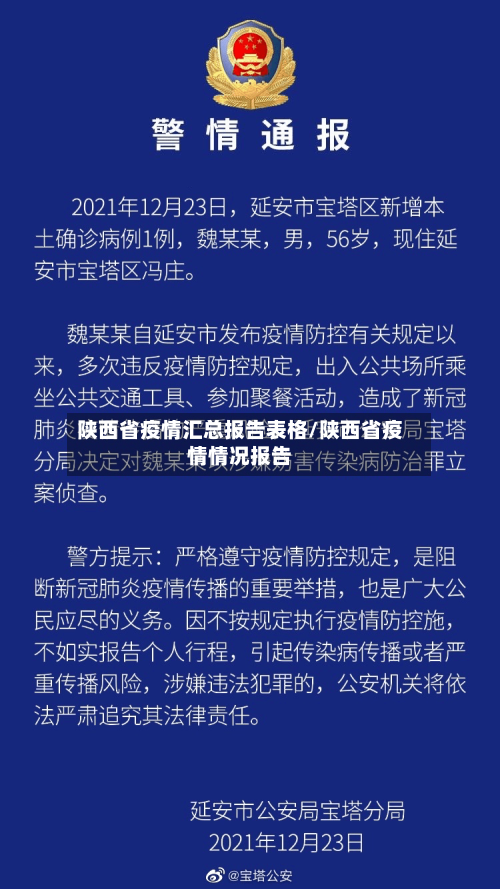 陕西省疫情汇总报告表格/陕西省疫情情况报告-第1张图片