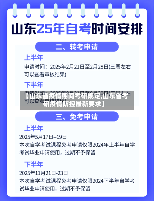 【山东省疫情期间考研规定,山东省考研疫情防控最新要求】-第1张图片