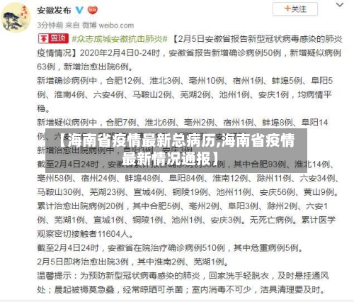 【海南省疫情最新总病历,海南省疫情最新情况通报】-第1张图片