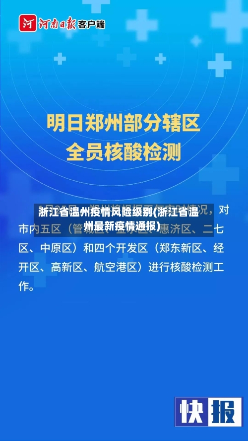 浙江省温州疫情风险级别(浙江省温州最新疫情通报)-第1张图片