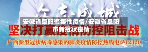 安徽省阜阳聚集性疫情/安徽省阜阳市新冠状疫情-第3张图片