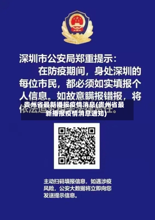 贵州省最新播报疫情消息(贵州省最新播报疫情消息通知)-第1张图片