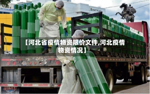 【河北省疫情物资限价文件,河北疫情物资情况】-第2张图片