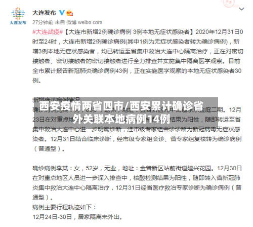 西安疫情两省四市/西安累计确诊省外关联本地病例14例-第1张图片