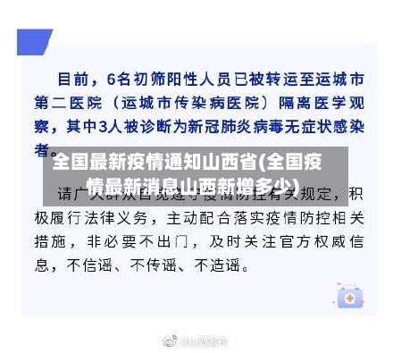 全国最新疫情通知山西省(全国疫情最新消息山西新增多少)-第1张图片