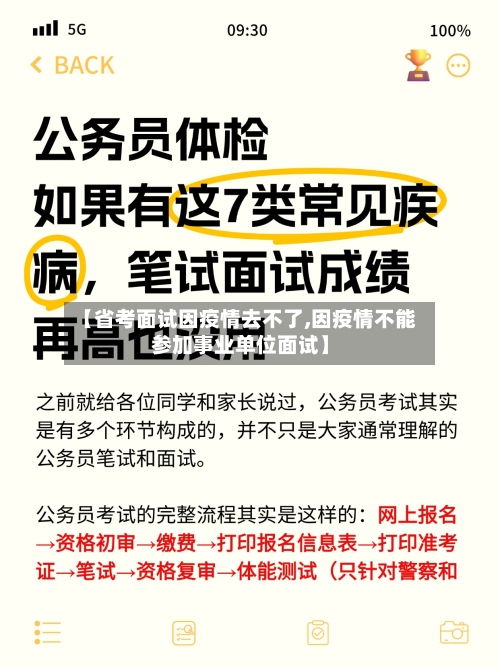 【省考面试因疫情去不了,因疫情不能参加事业单位面试】-第1张图片