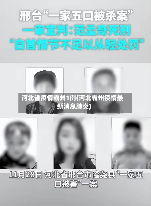 河北省疫情霸州1例(河北霸州疫情最新消息肺炎)-第1张图片