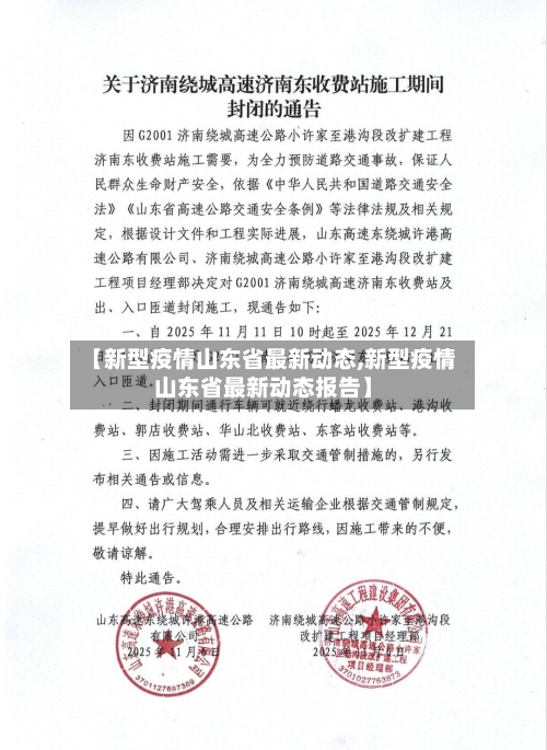 【新型疫情山东省最新动态,新型疫情山东省最新动态报告】-第1张图片