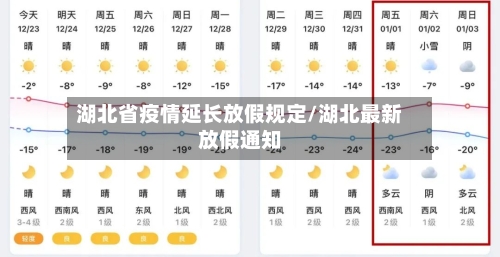 湖北省疫情延长放假规定/湖北最新放假通知-第1张图片
