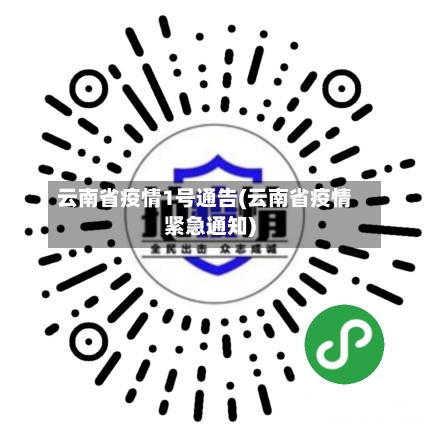 云南省疫情1号通告(云南省疫情紧急通知)-第1张图片