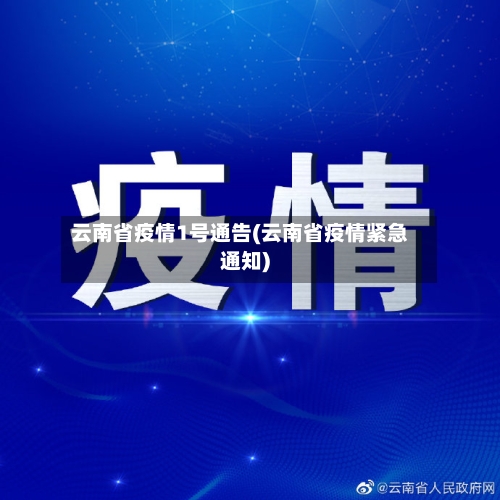 云南省疫情1号通告(云南省疫情紧急通知)-第2张图片