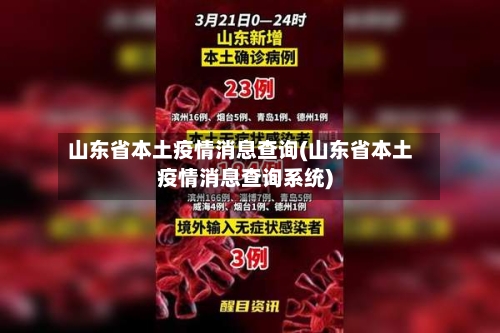 山东省本土疫情消息查询(山东省本土疫情消息查询系统)-第2张图片