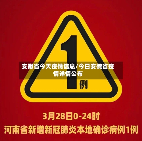 安徽省今天疫情信息/今日安徽省疫情详情公布-第1张图片