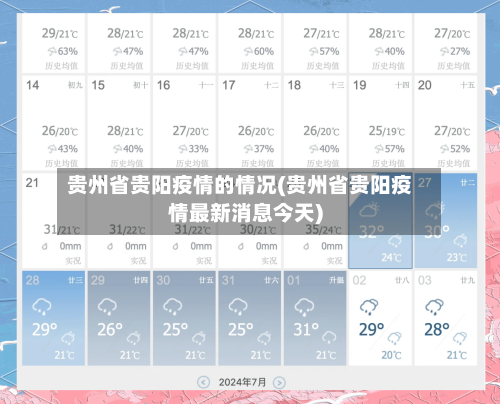 贵州省贵阳疫情的情况(贵州省贵阳疫情最新消息今天)-第1张图片