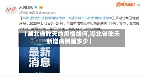 【湖北省昨天的疫情如何,湖北省昨天新增病例是多少】-第1张图片