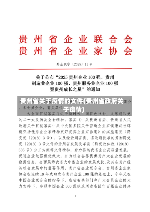 贵州省关于疫情的文件(贵州省政府关于疫情)-第2张图片