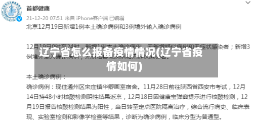 辽宁省怎么报备疫情情况(辽宁省疫情如何)-第2张图片
