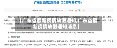【广东省最新疫情放假通知,广东省最新疫情放假通知消息】-第2张图片