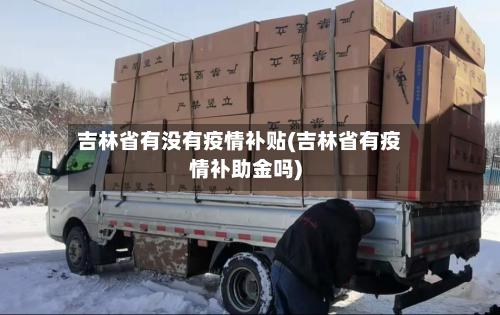 吉林省有没有疫情补贴(吉林省有疫情补助金吗)-第3张图片