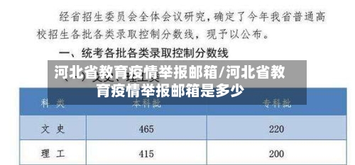 河北省教育疫情举报邮箱/河北省教育疫情举报邮箱是多少-第2张图片