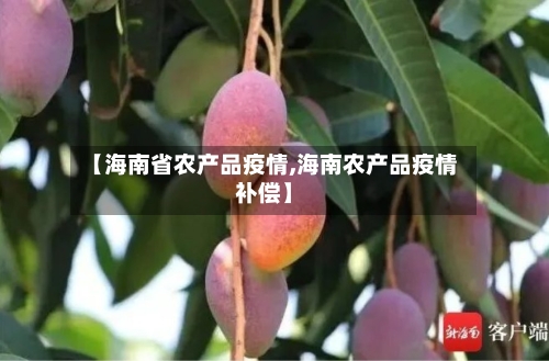【海南省农产品疫情,海南农产品疫情补偿】-第1张图片