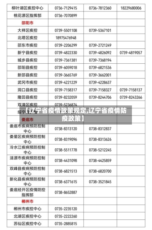 【辽宁省疫情政策规定,辽宁省疫情防疫政策】-第3张图片