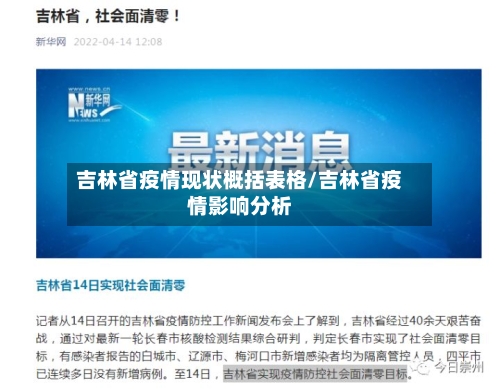 吉林省疫情现状概括表格/吉林省疫情影响分析-第3张图片