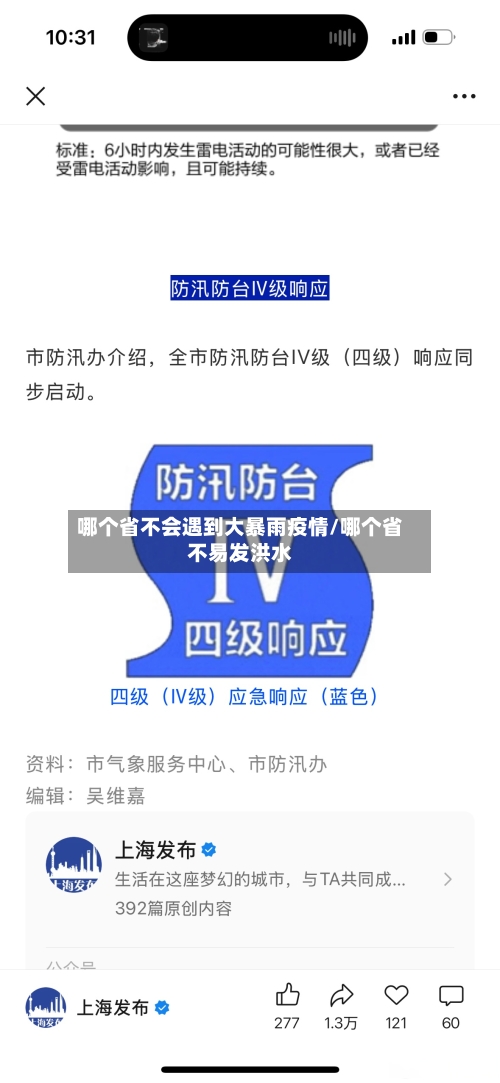 哪个省不会遇到大暴雨疫情/哪个省不易发洪水-第1张图片