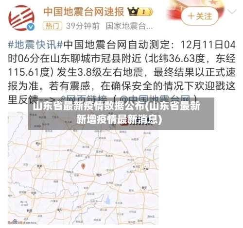 山东省最新疫情数据公布(山东省最新新增疫情最新消息)-第1张图片