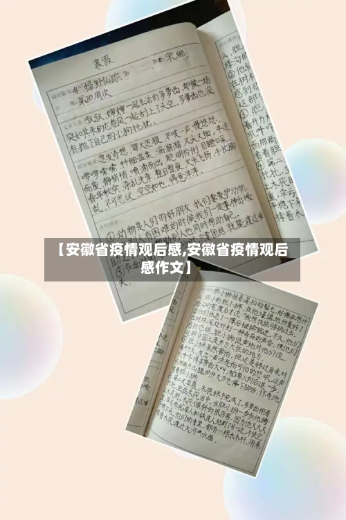 【安徽省疫情观后感,安徽省疫情观后感作文】-第2张图片