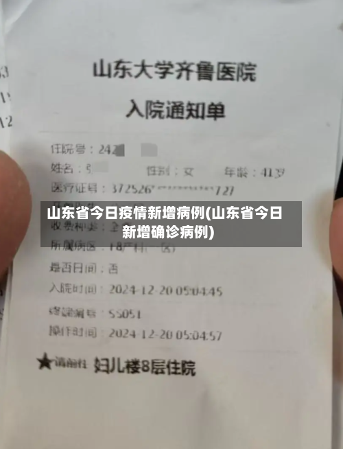 山东省今日疫情新增病例(山东省今日新增确诊病例)-第1张图片
